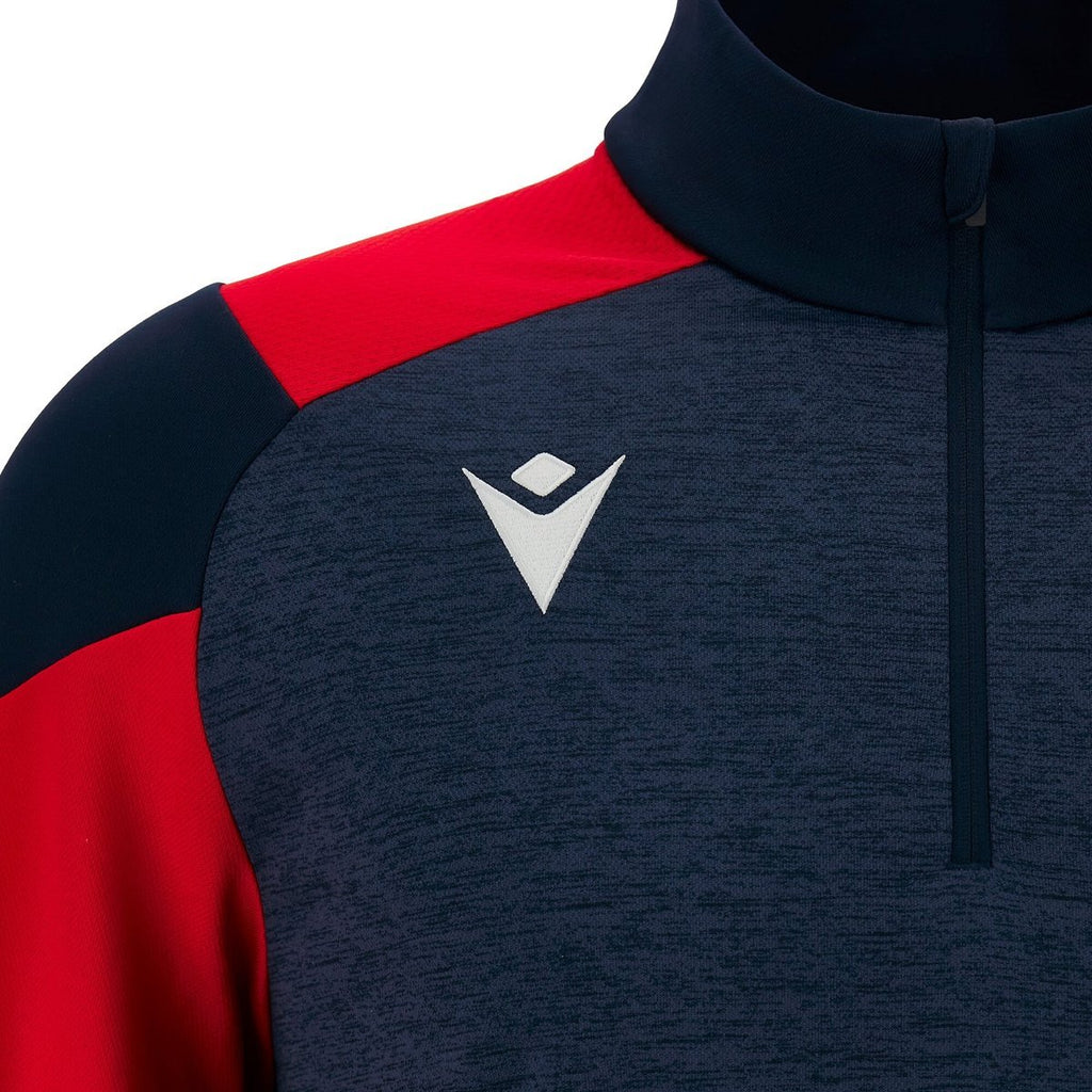 Belfast Harlequins Contrast Cuz 1/4 Zip - Macron - Stash Shop