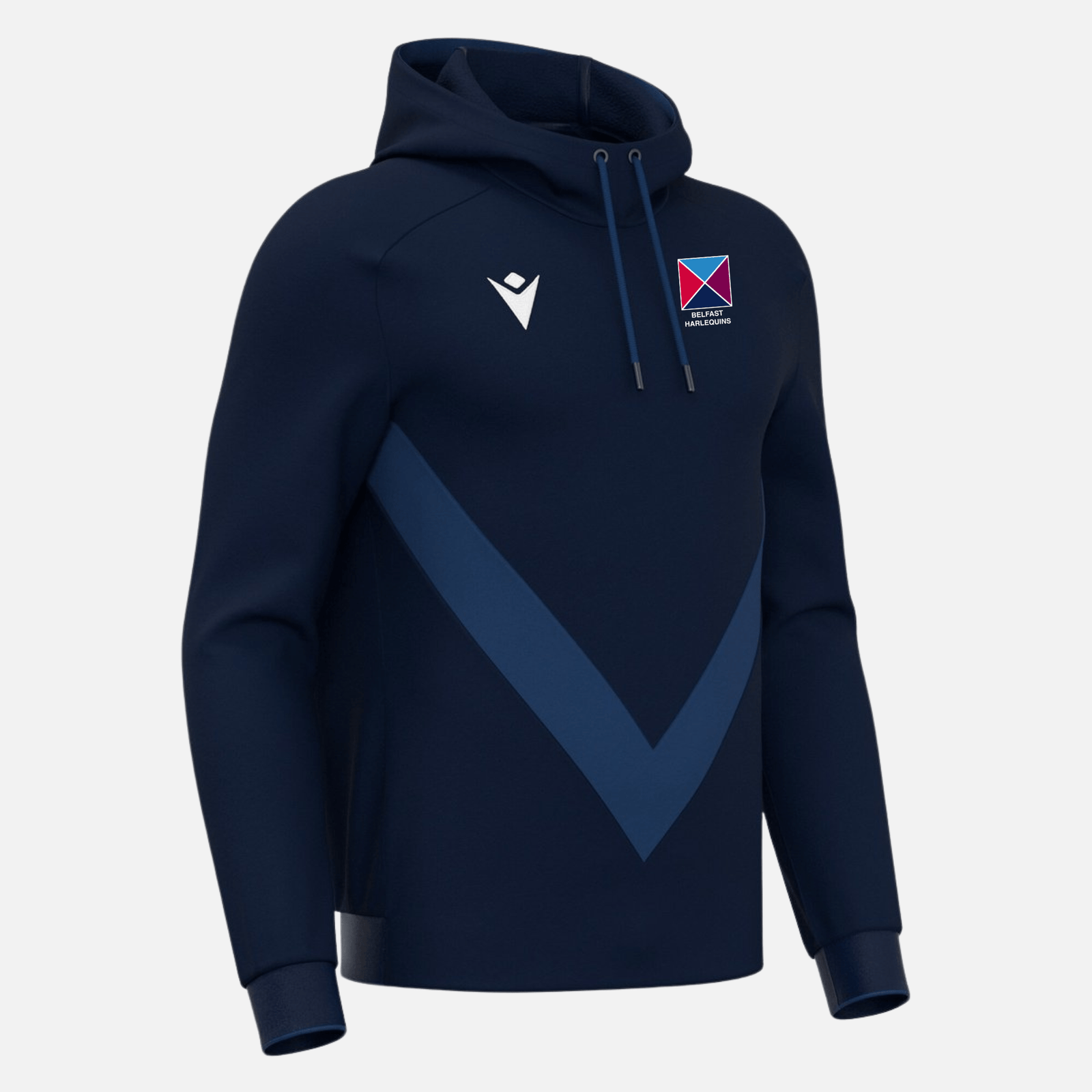Belfast Harlequins Heavy Cotton Hood - Macron - Stash Shop