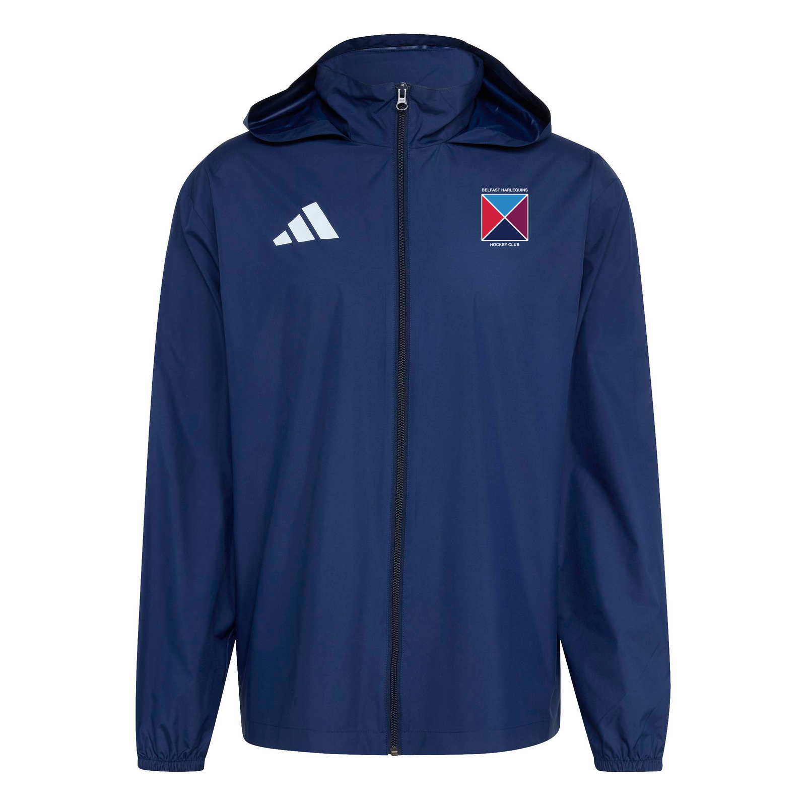 Belfast Harlequins Hockey Club - Core Hooded Multi Jacket - Navy