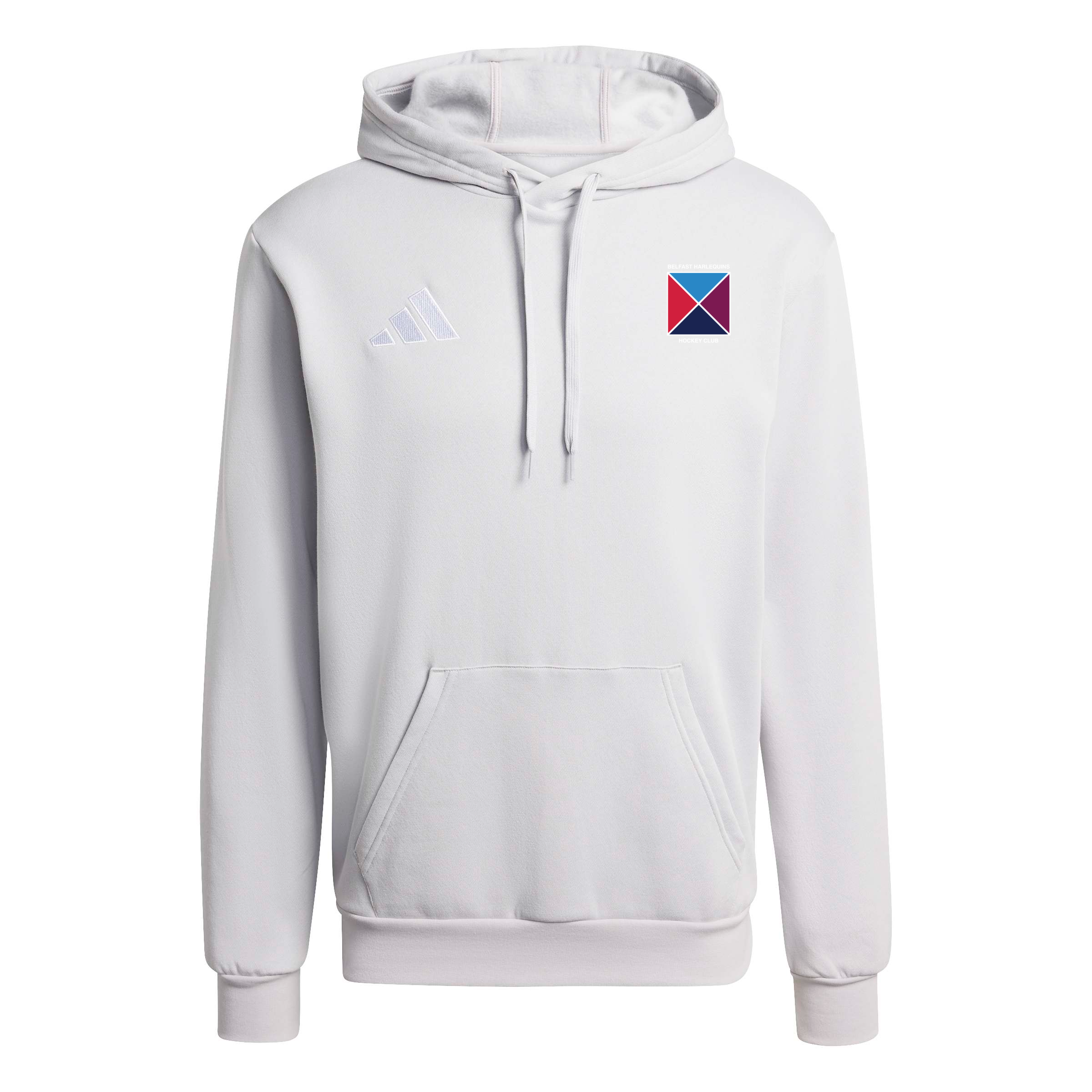 Belfast Harlequins Hockey Club - Core Pull-Over Cotton Hoodie - Grey