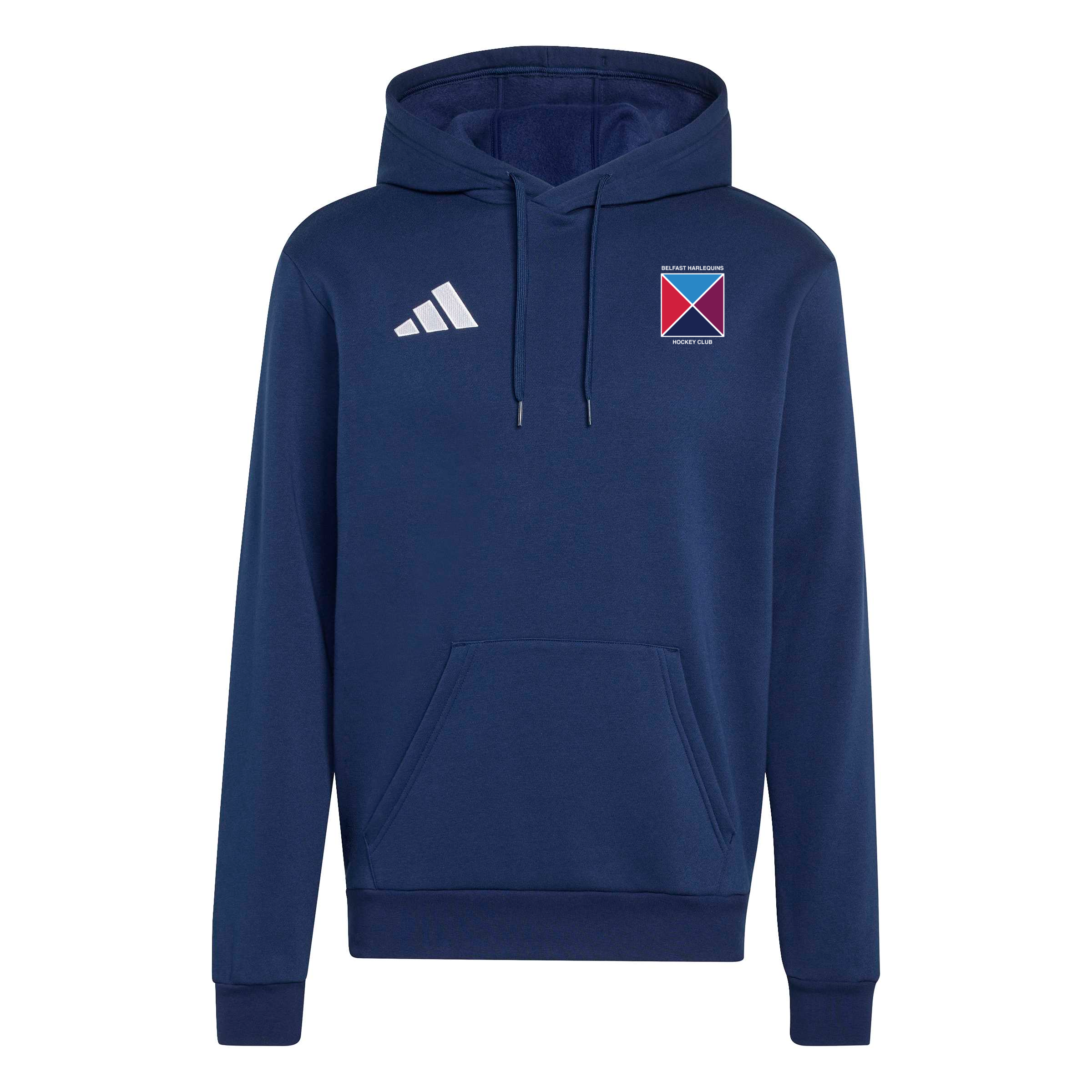 Belfast Harlequins Hockey Club - Core Pull-Over Cotton Hoodie - Navy