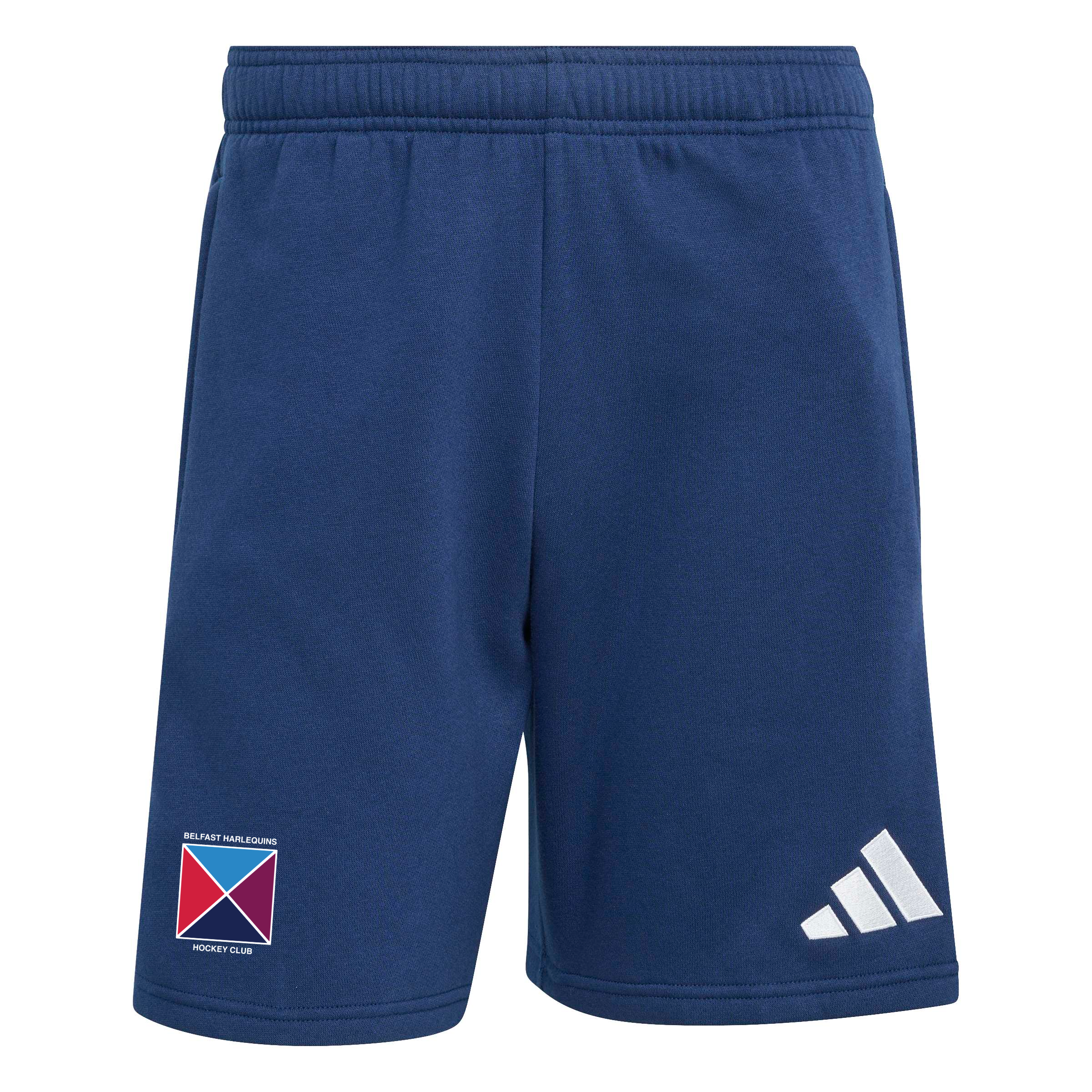 Belfast Harlequins Hockey Club - Core Zip-Pocket Cotton Sweatshorts - Navy
