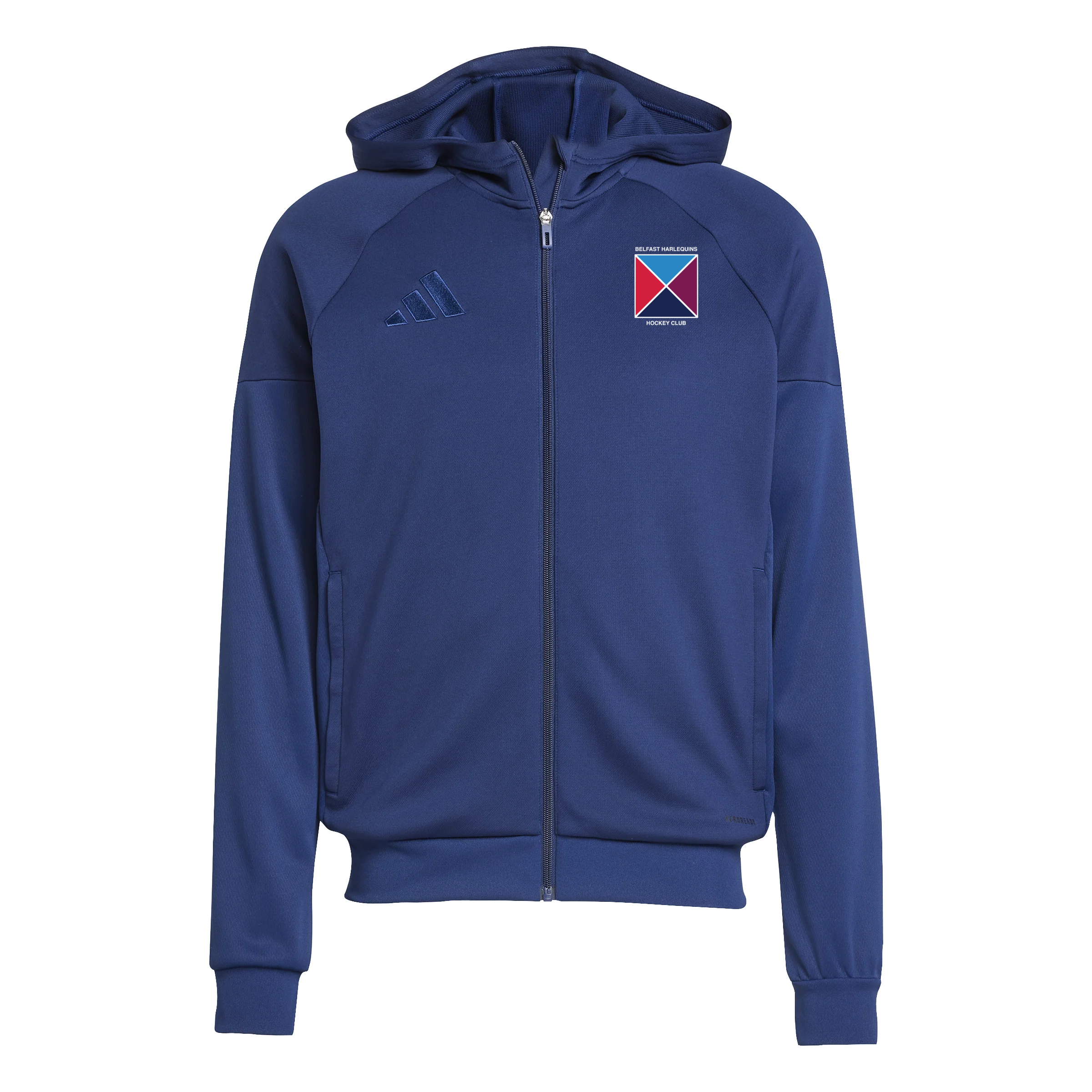 Belfast Harlequins Hockey Club - Advantage 25 Full Zip Hoodie - Navy