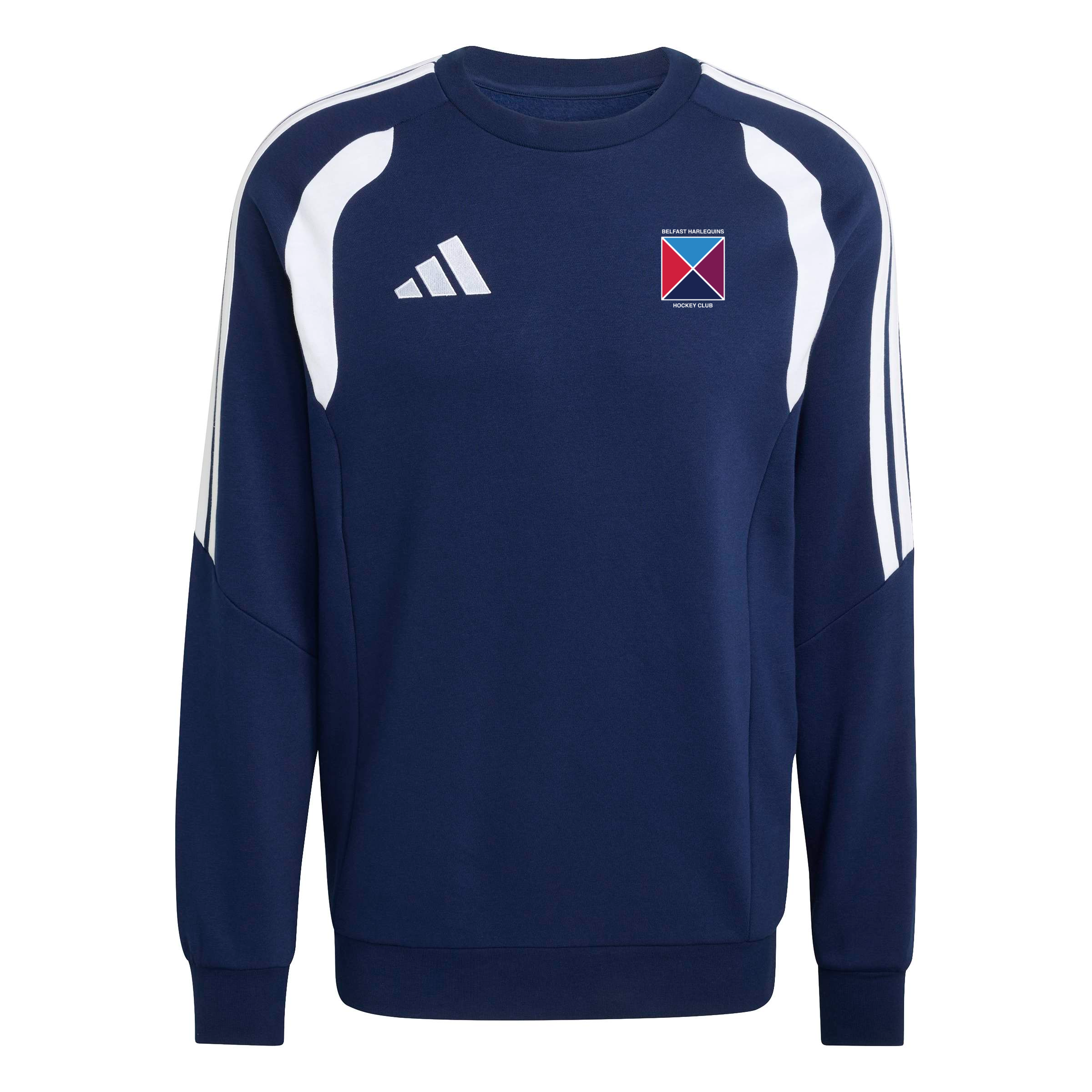 Belfast Harlequins Hockey Club - Advantage League Cotton Crew Sweatshirt - Navy