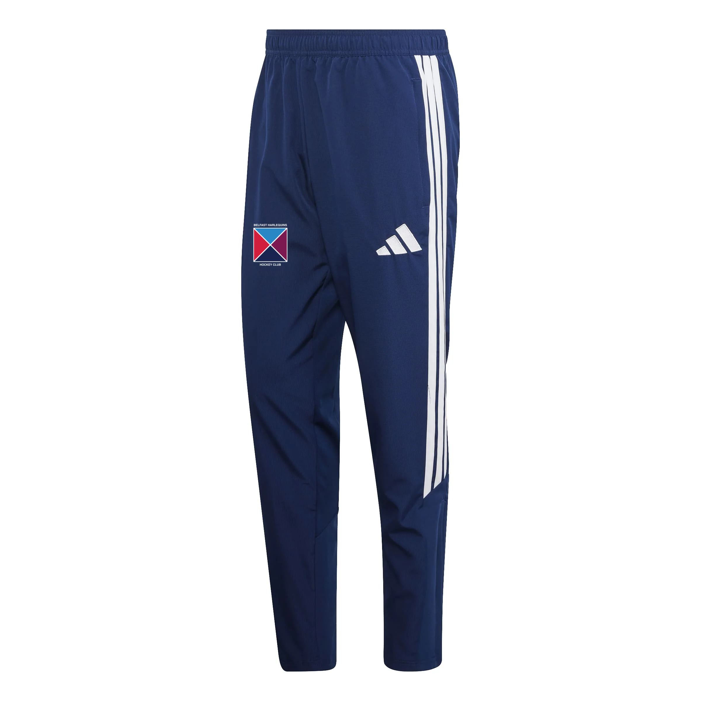 Belfast Harlequins Hockey Club - Advantage League Zip-Pocket Presentation Track Pants - Navy