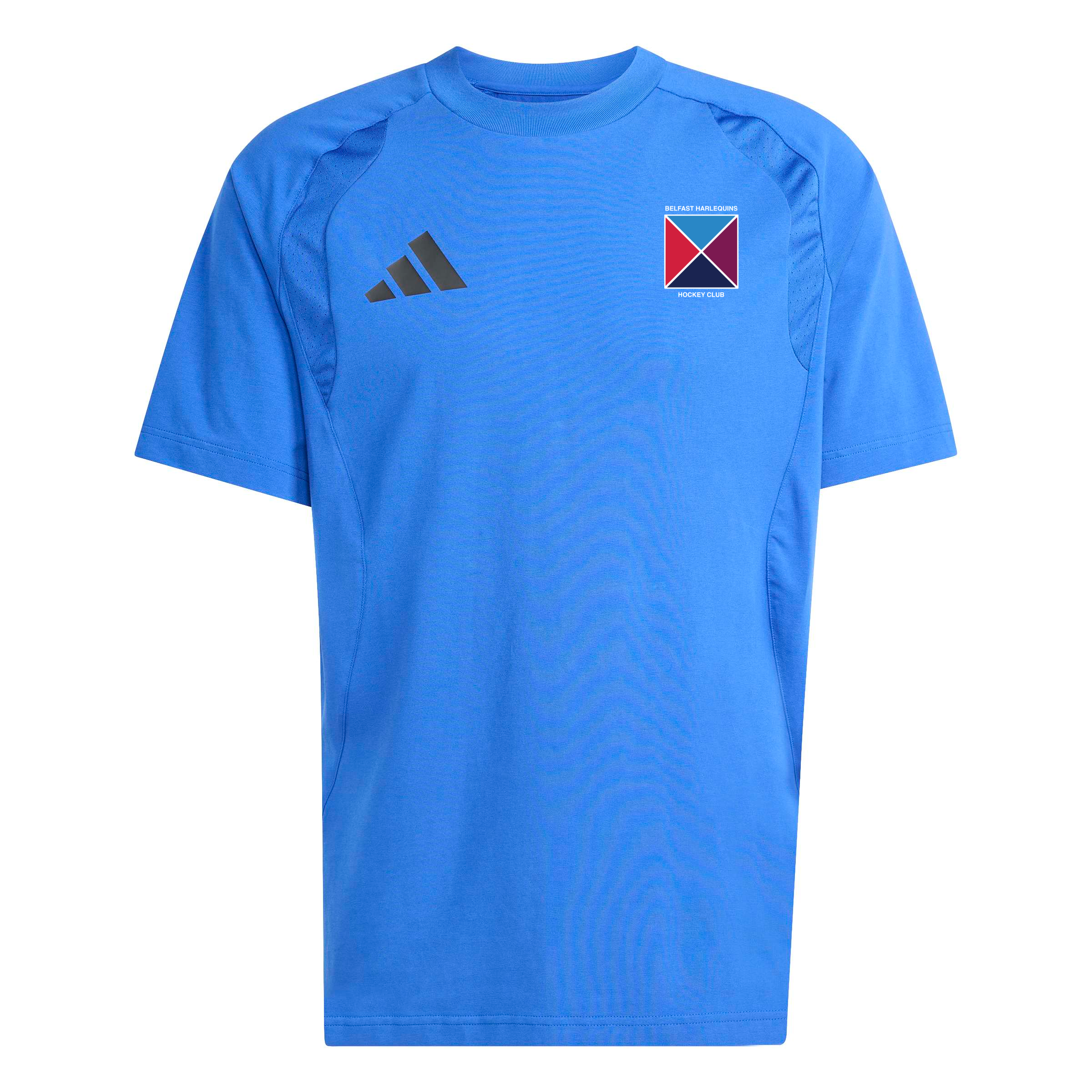 Belfast Harlequins Hockey Club - Advantage Travel SS Cotton Tee - Blue