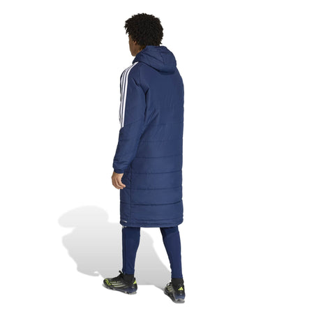 Belfast Harlequins Hockey Club - Advantage Hooded Long Coat - Navy -adidas- Stash Shop
