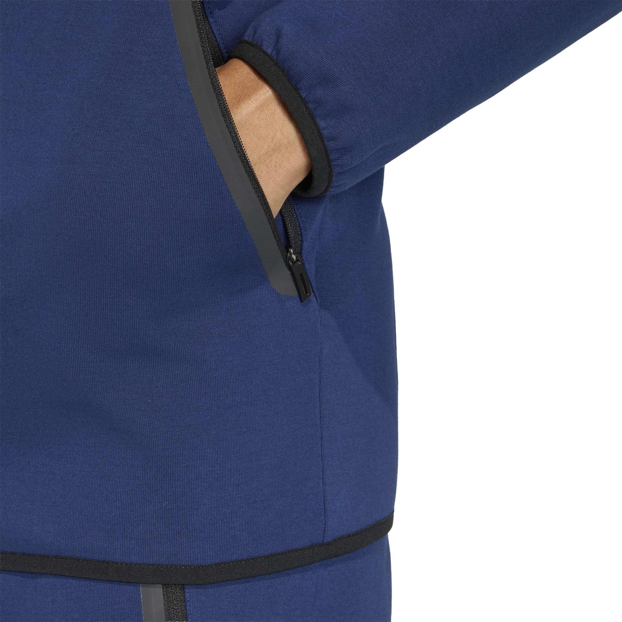 Belfast Harlequins Hockey Club - Advantage Travel Slim-Fit Full-Zip Cotton Hoodie - Navy -adidas- Stash Shop