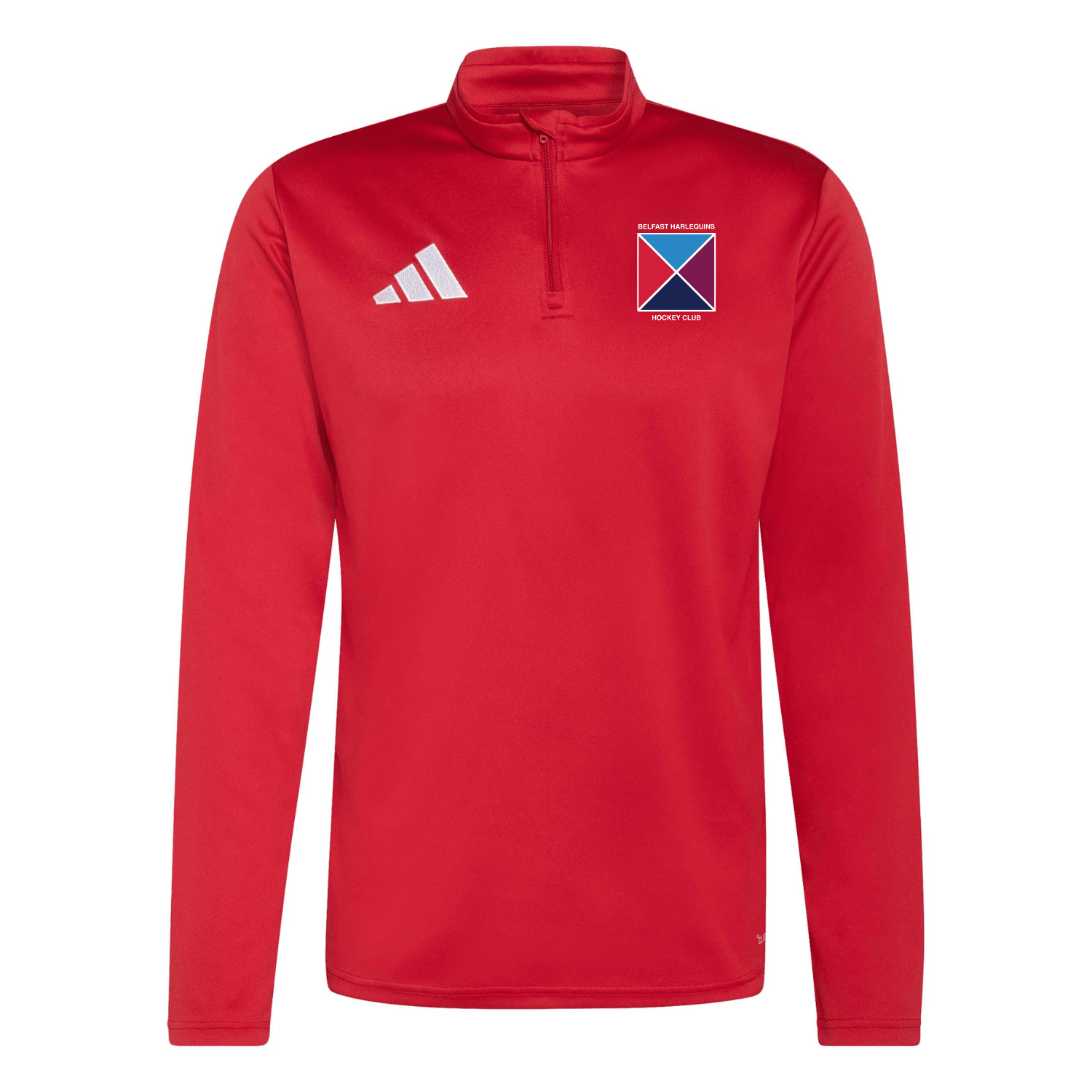 Belfast Harlequins Hockey Club Core 1/4-Zip Training Top - Red -adidas- Stash Shop