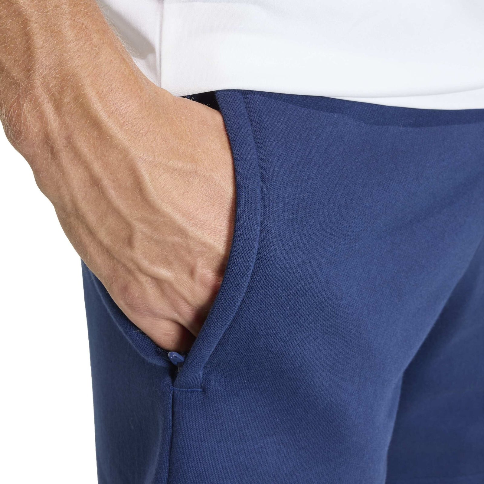 Belfast Harlequins Hockey Club - Core Zip-Pocket Cotton Sweatshorts - Navy -adidas- Stash Shop