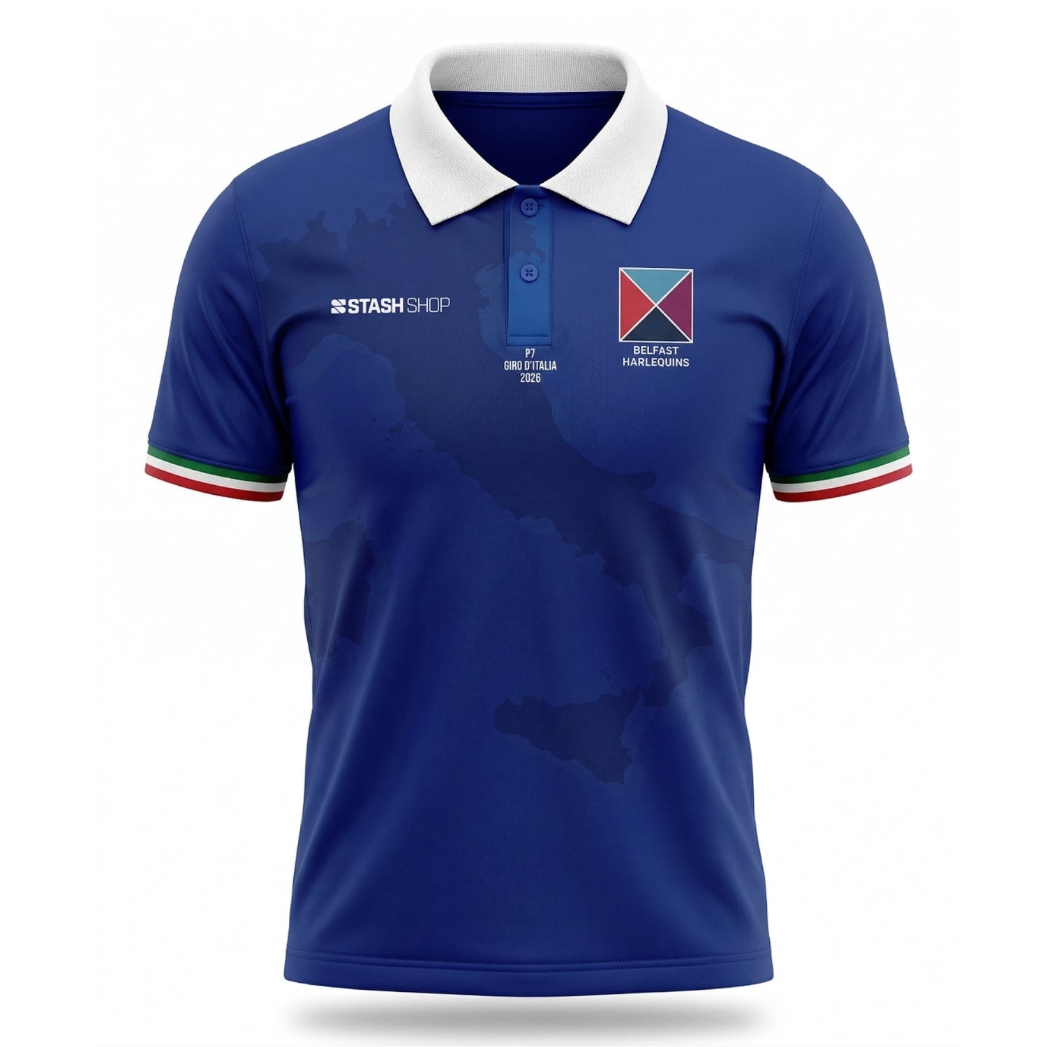 Belfast Harlequins - Italy Tour - Adults Polo - Stash Shop - Stash Shop