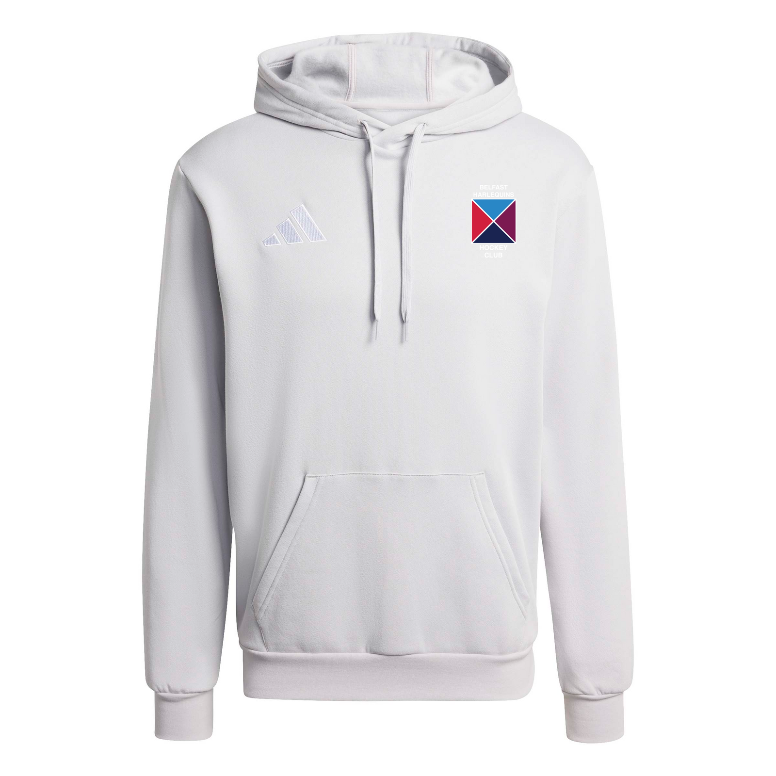 Belfast Harlequins Ladies Hockey Club - Core Pull-Over Cotton Hoodie - Grey