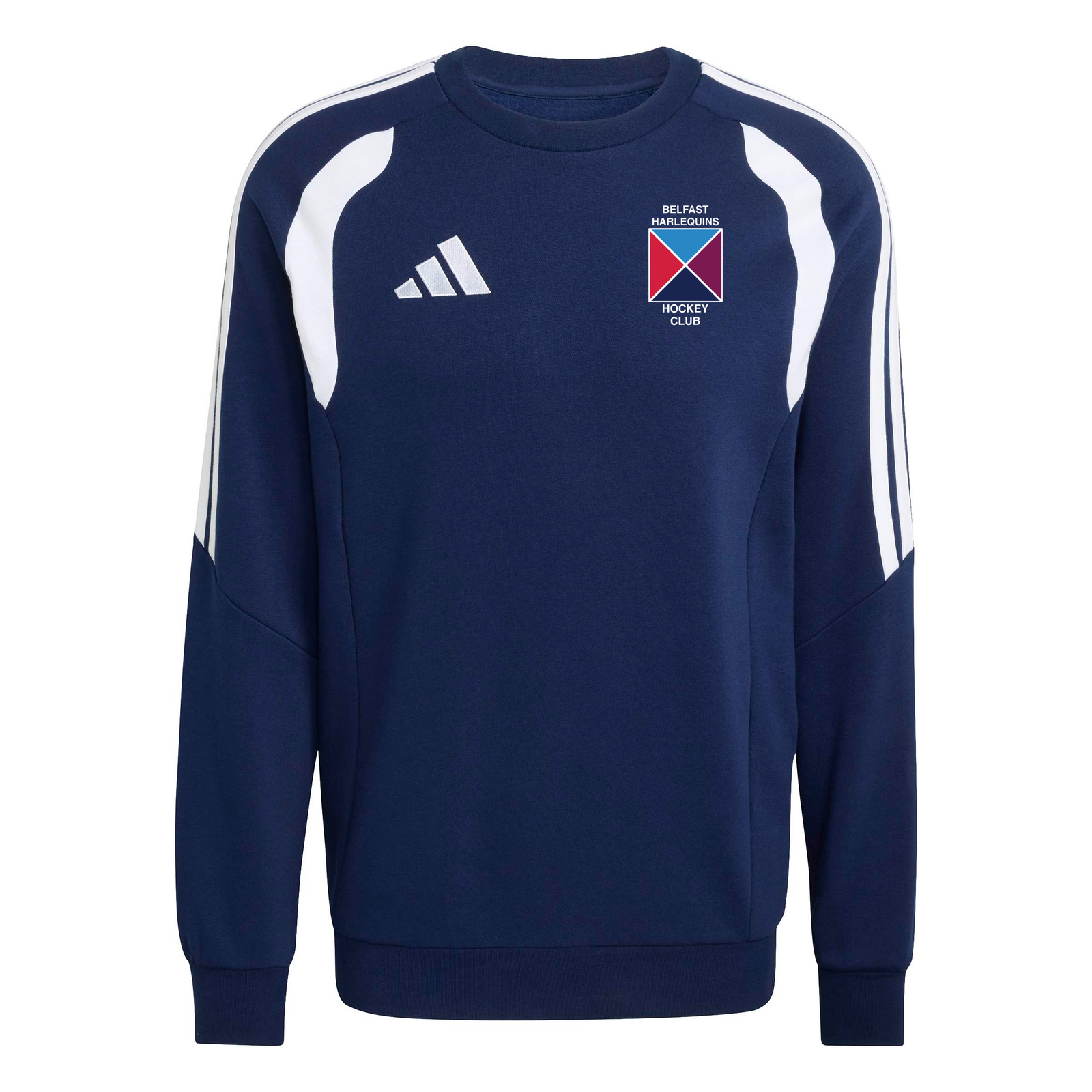 Belfast Harlequins Ladies Hockey Club - Advantage League Cotton Crew Sweatshirt - Navy