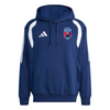 Belfast Harlequins Ladies Hockey Club - Advantage League Loose-Fit Pull-Over Cotton Hoodie - Navy