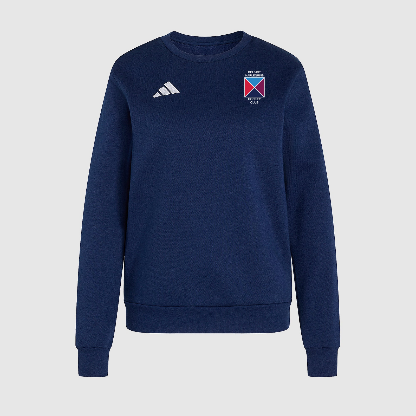 Belfast Harlequins Ladies Hockey Club - Womens Core Cotton Sweatshirt - Navy