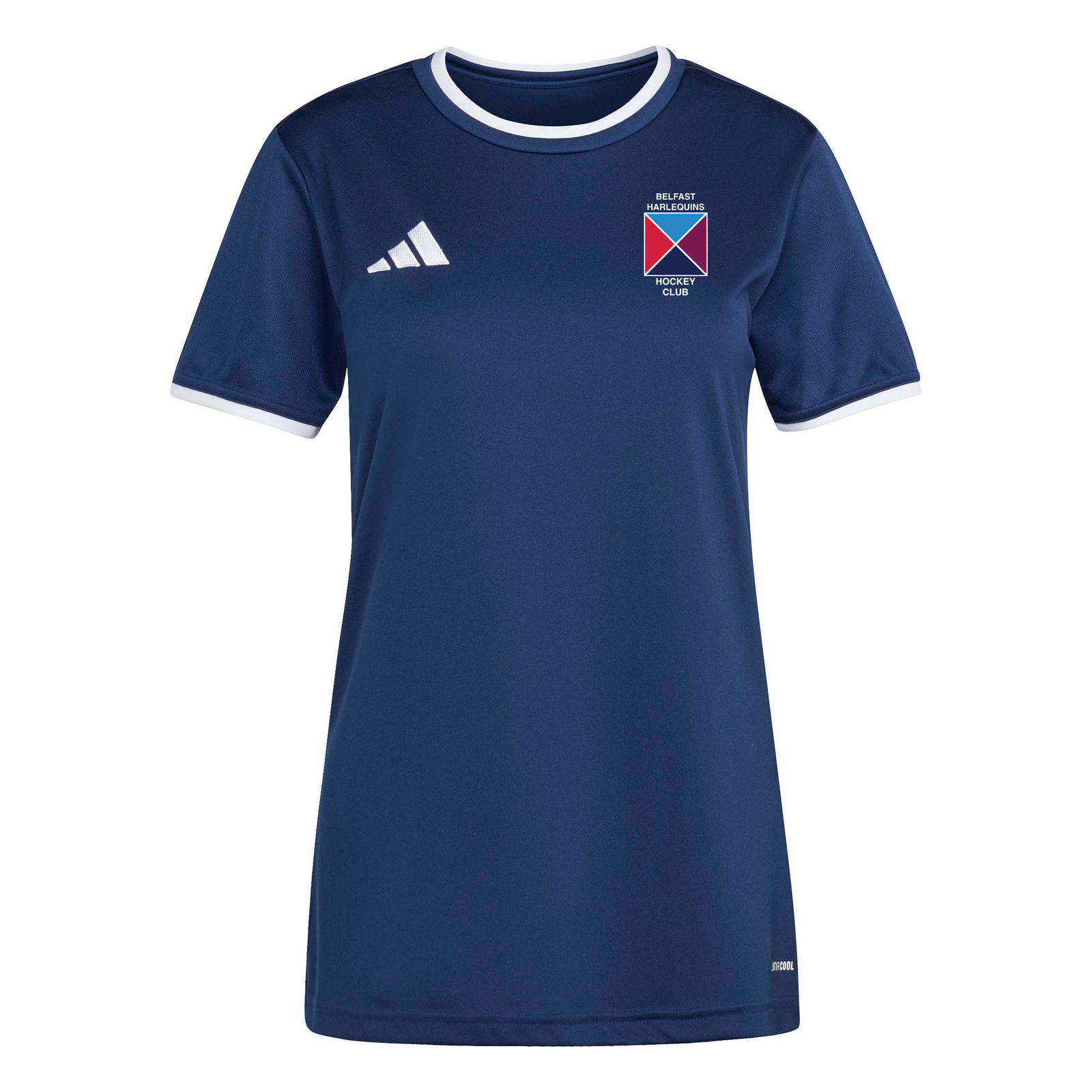 Belfast Harlequins Ladies Hockey Club - Womens Core SS Shirt - Navy