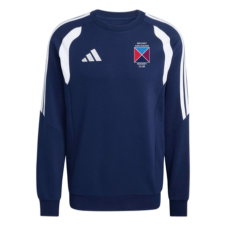 Belfast Harlequins Ladies Hockey Club - Advantage League Cotton Crew Sweatshirt - Navy -adidas- Stash Shop