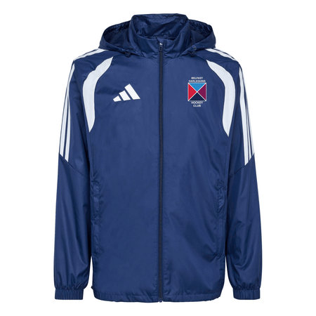 Belfast Harlequins Ladies Hockey Club - Advantage League Hooded Windbreaker - Navy -adidas- Stash Shop