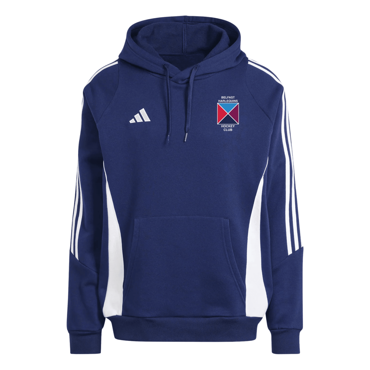 Belfast Harlequins Ladies Hockey Club - Advantage Pullover Sweat Hoodie - Navy -adidas- Stash Shop