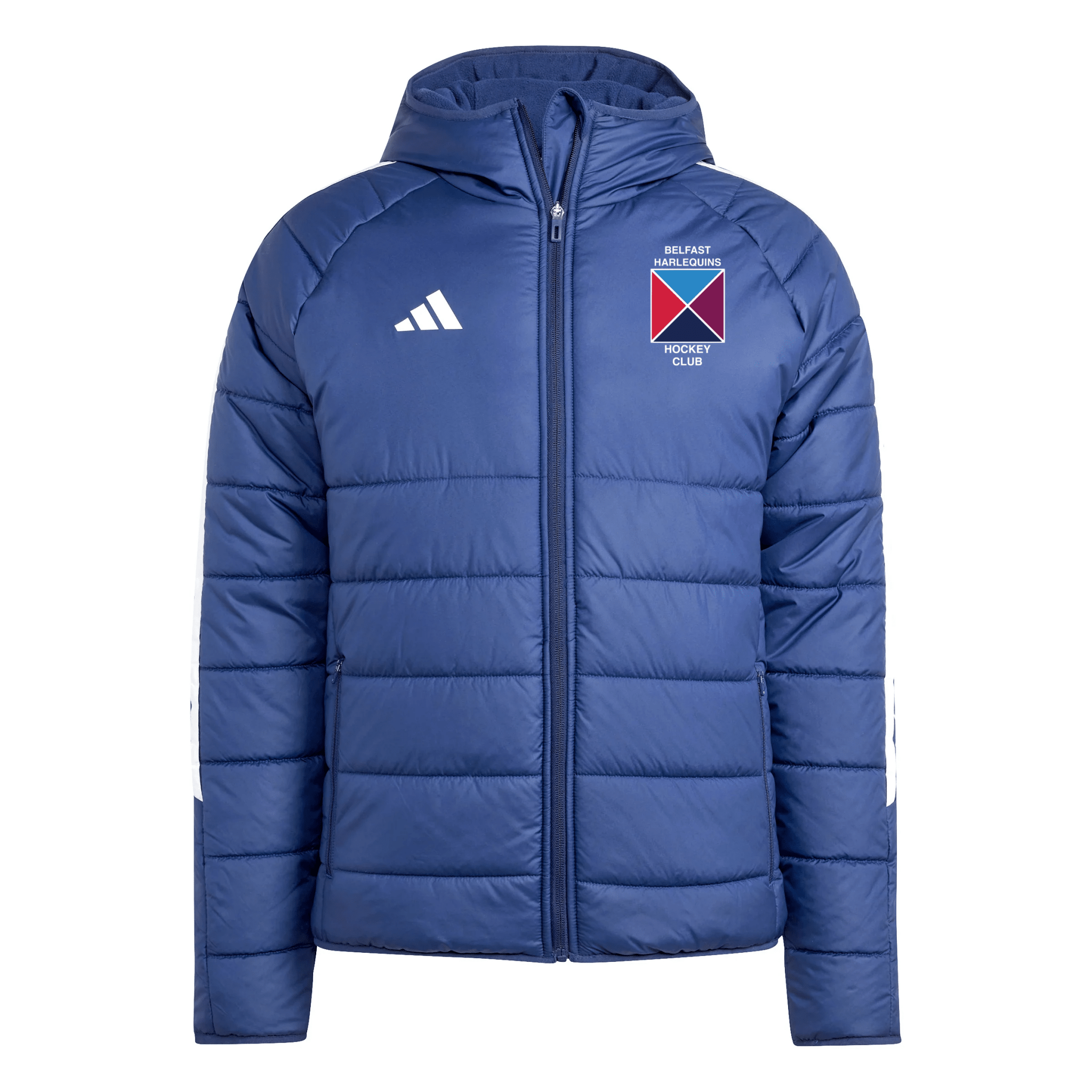 Belfast Harlequins Ladies Hockey Club - Advantage Winter Jacket - Navy -adidas- Stash Shop
