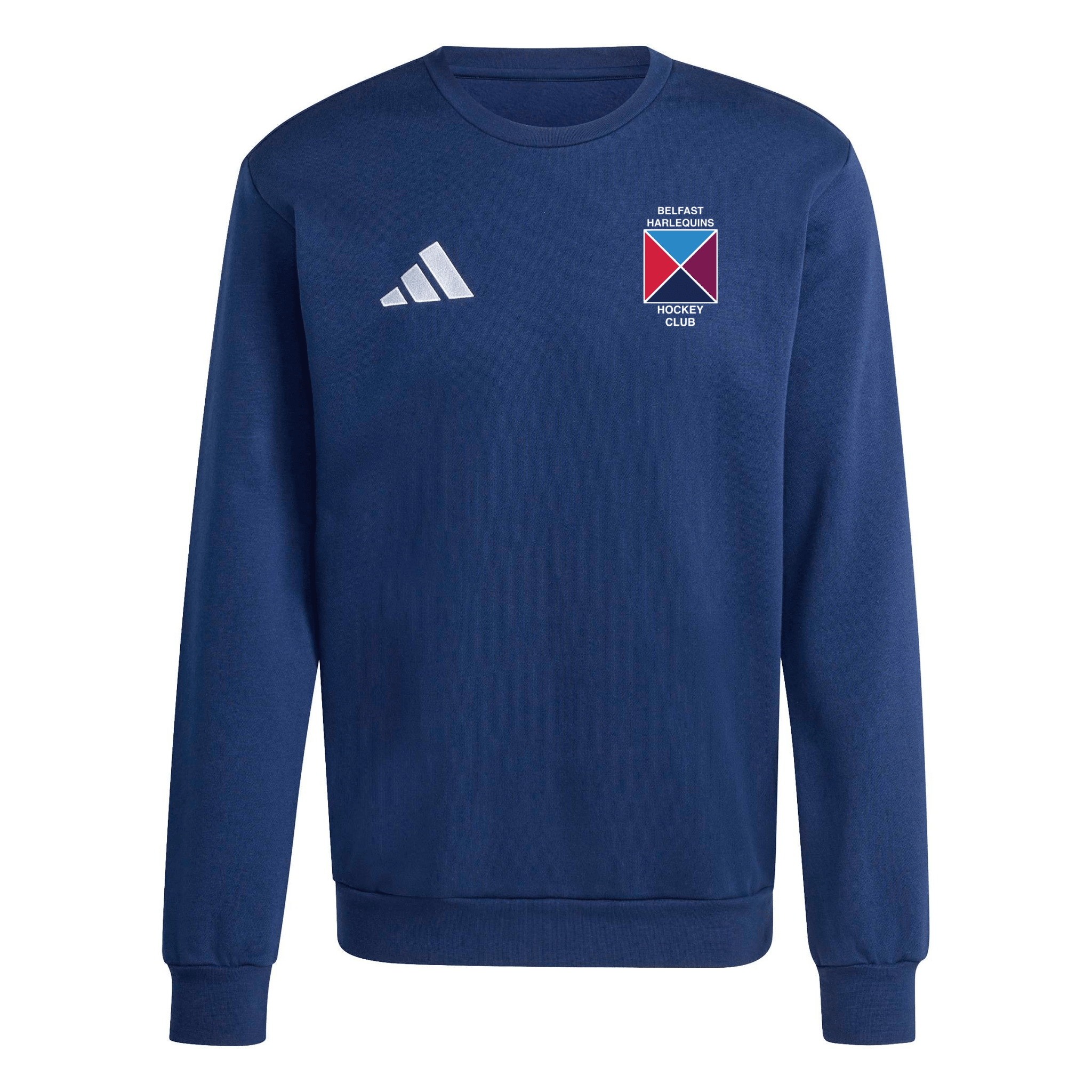 Belfast Harlequins Ladies Hockey Club - Core Cotton Sweatshirt - Navy -adidas- Stash Shop