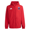 Belfast Harlequins Ladies Hockey Club - Core Hooded All-Weather Jacket - Red -adidas- Stash Shop