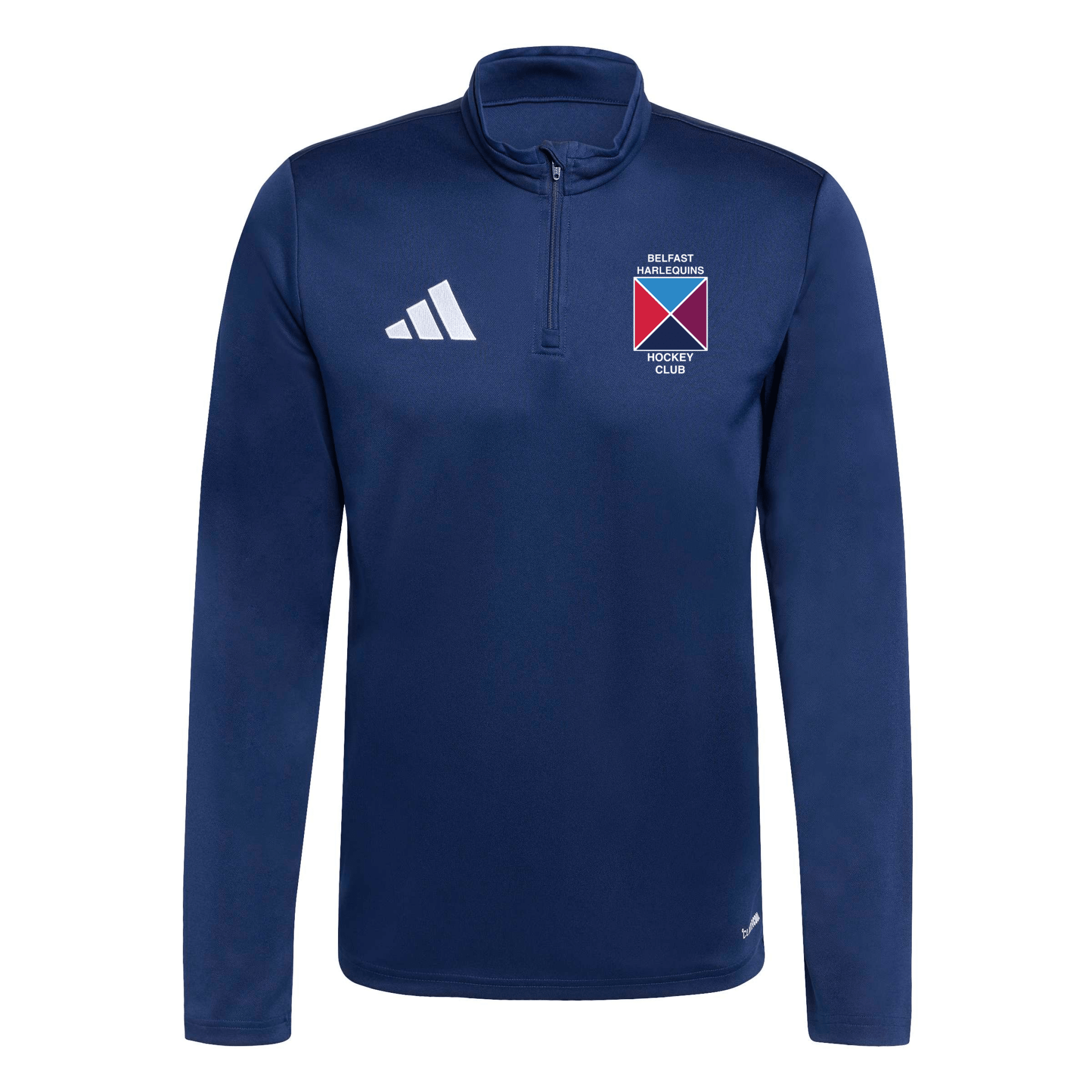 Belfast Harlequins Ladies Hockey Club - Core Slim-Fit 1/4-Zip Training Top - Navy -adidas- Stash Shop