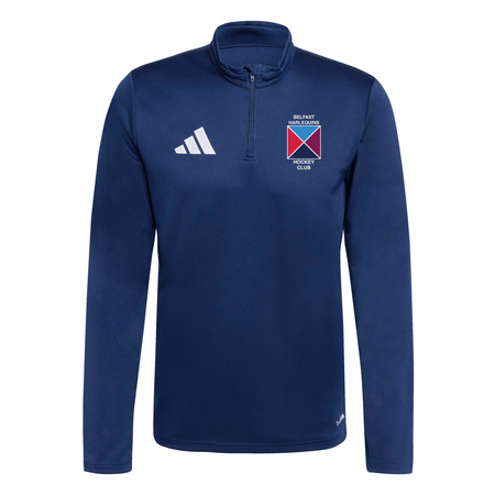 Belfast Harlequins Ladies Hockey Club - Core Slim-Fit 1/4-Zip Training Top - Navy -adidas- Stash Shop