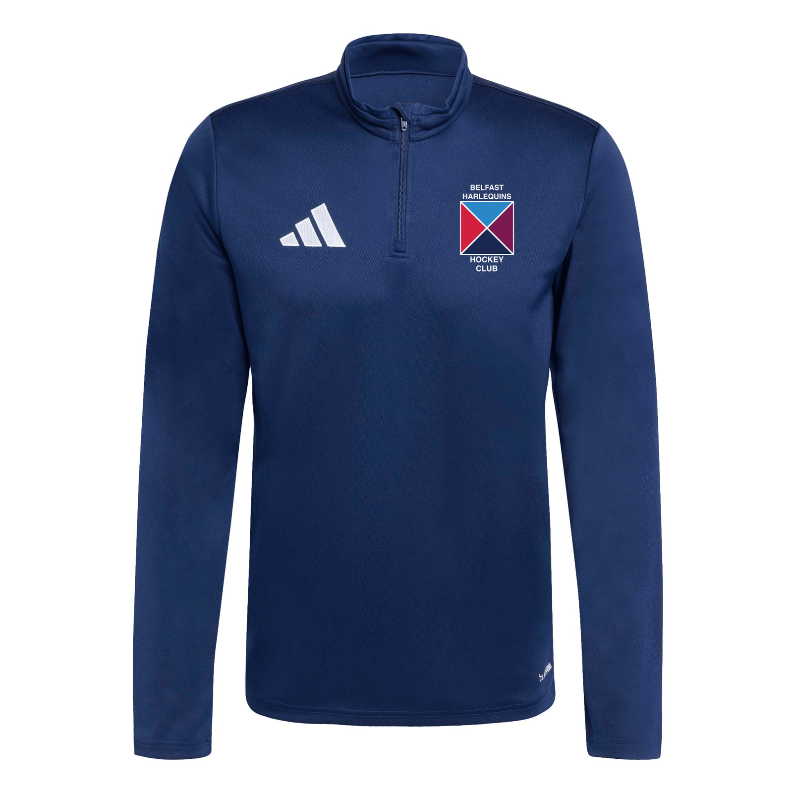 Belfast Harlequins Ladies Hockey Club - Core Slim-Fit 1/4-Zip Training Top - Navy -adidas- Stash Shop
