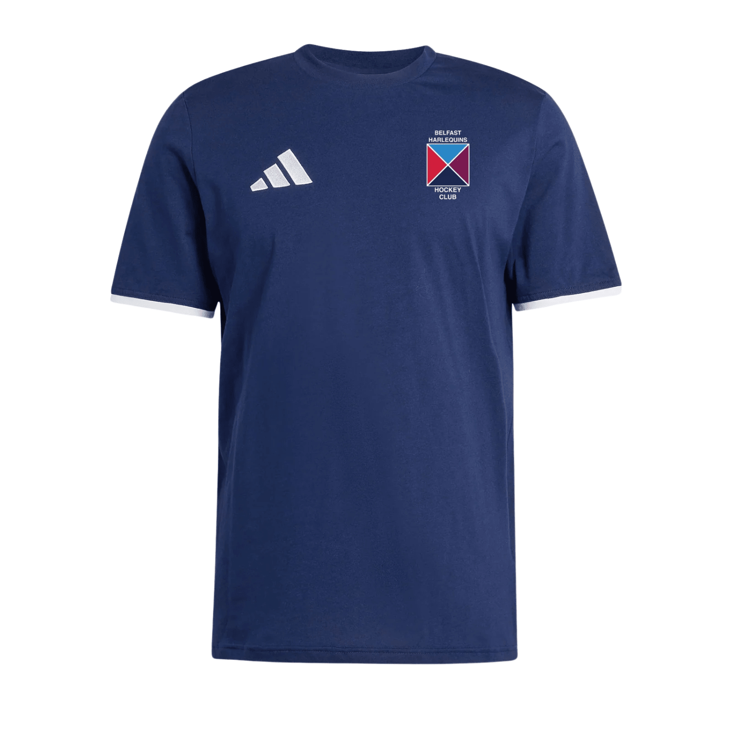 Belfast Harlequins Ladies Hockey Club - Core SS Cotton Tee - Navy -adidas- Stash Shop