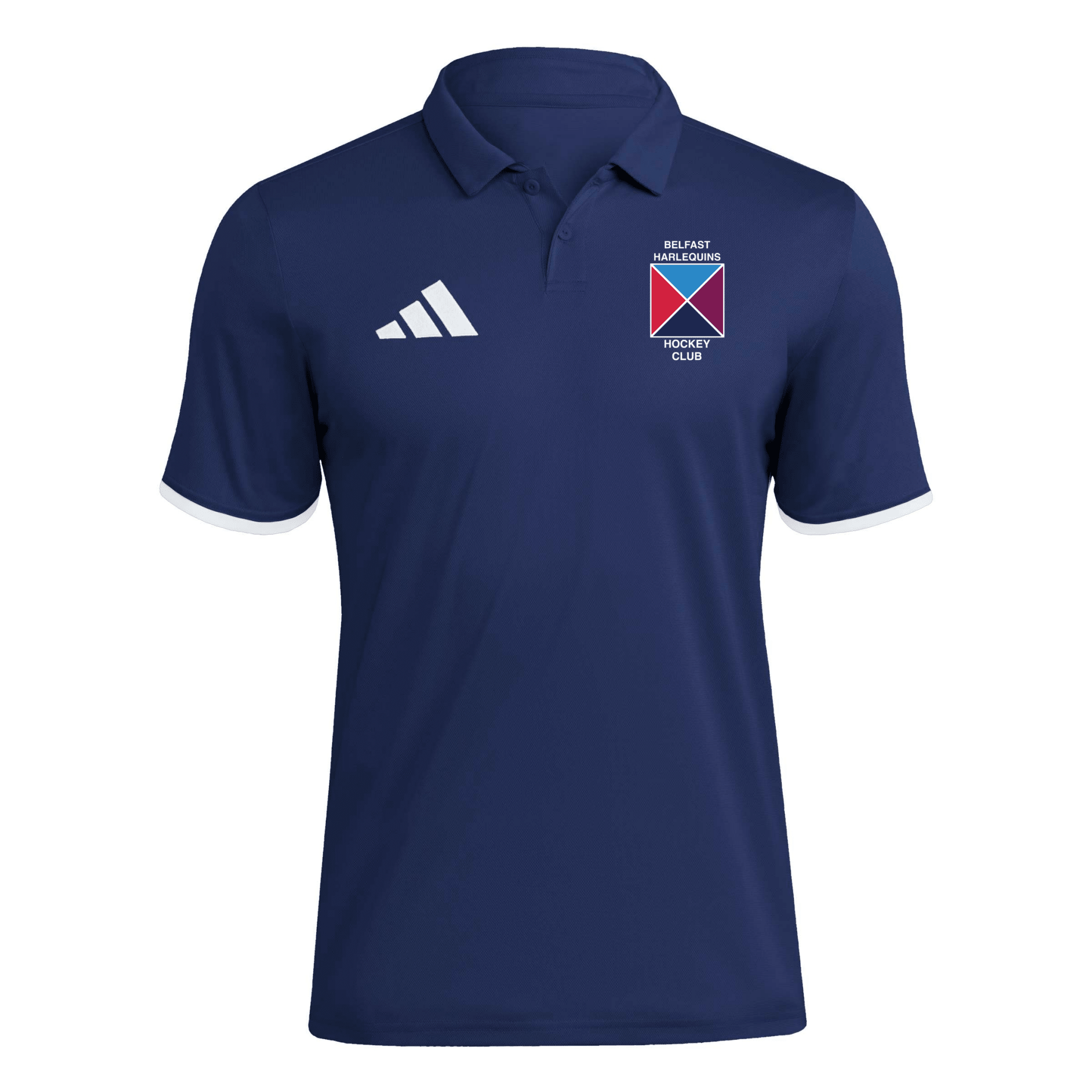 Belfast Harlequins Ladies Hockey Club - Core SS Polo - Navy -adidas- Stash Shop