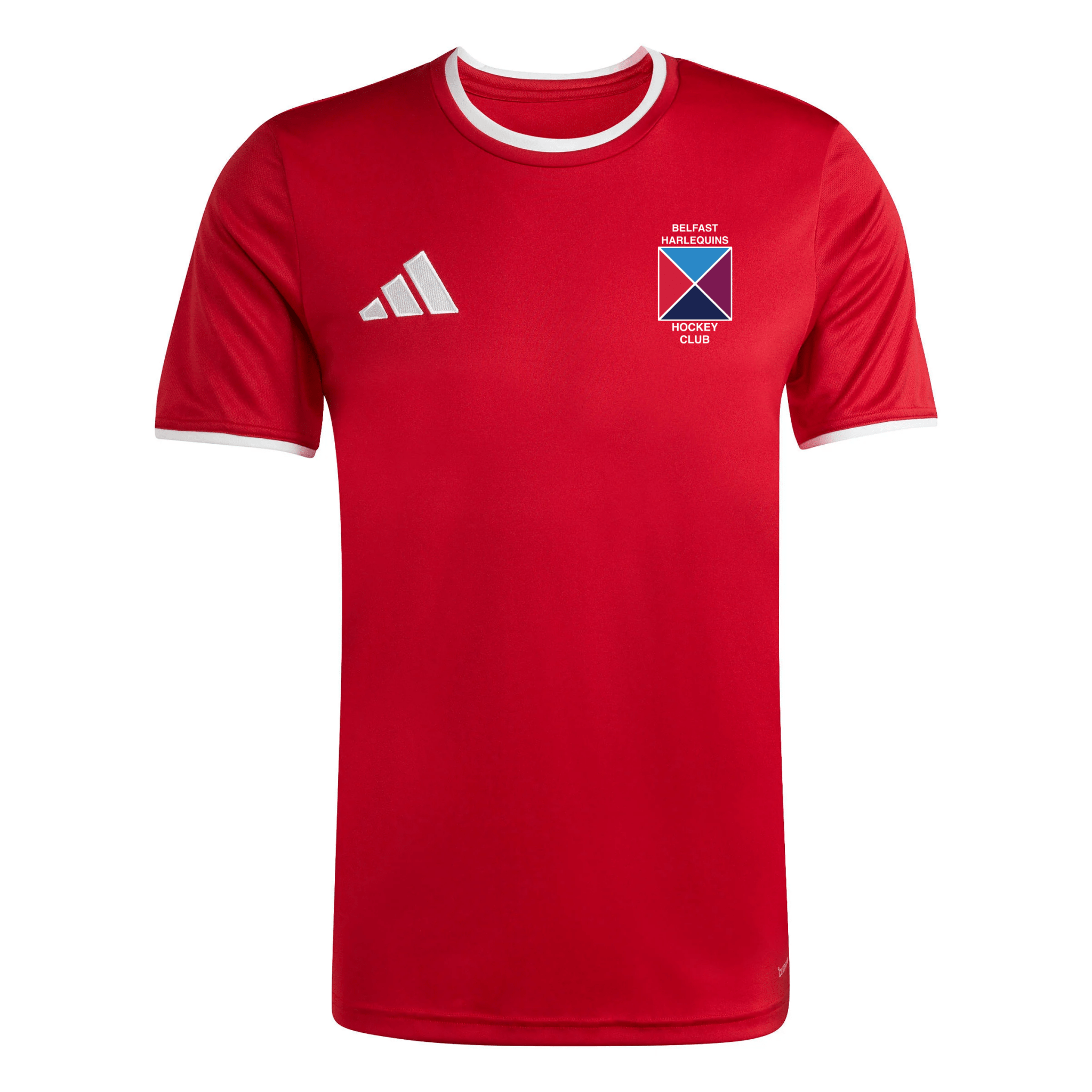 Belfast Harlequins Ladies Hockey Club - Core SS Shirt - Red -adidas- Stash Shop