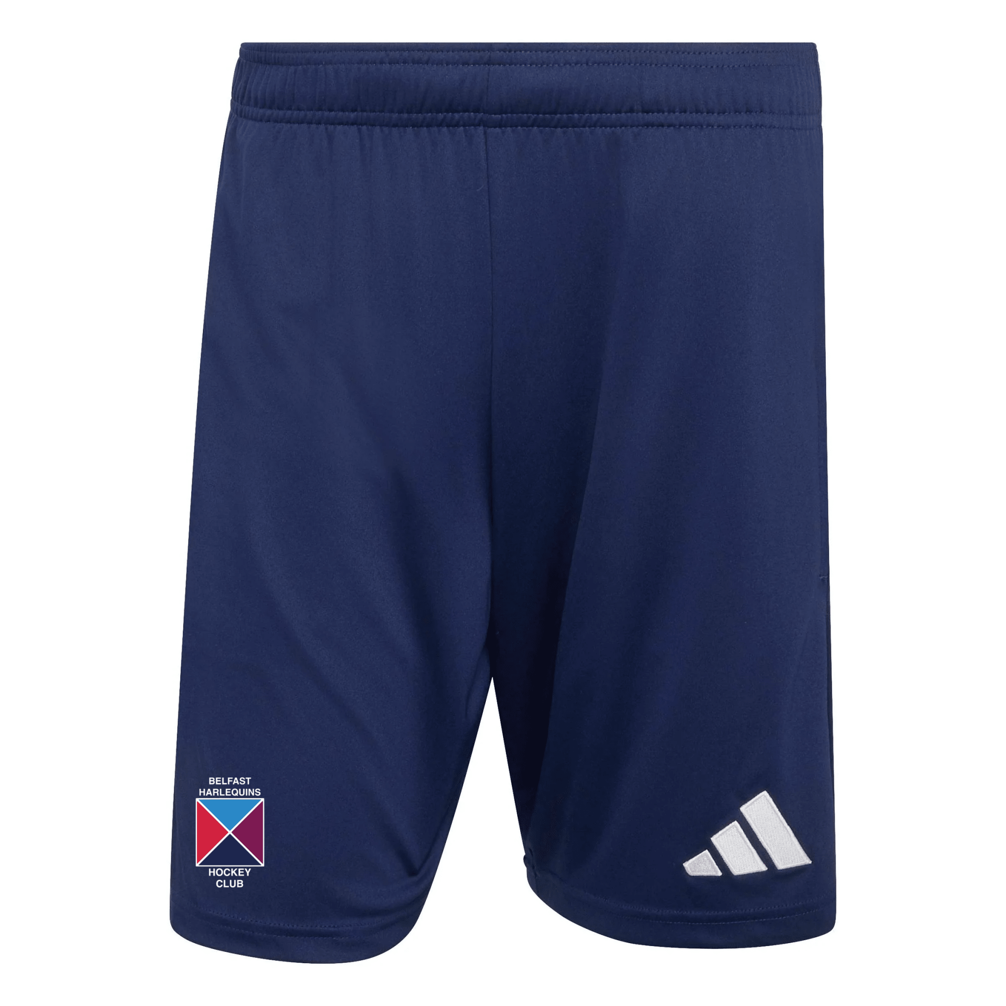 Belfast Harlequins Ladies Hockey Club - Core Zip-Pocket Training Shorts - Navy -adidas- Stash Shop