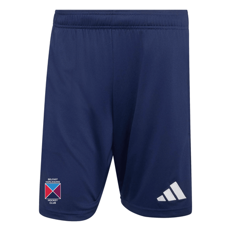 Belfast Harlequins Ladies Hockey Club - Core Zip-Pocket Training Shorts - Navy -adidas- Stash Shop