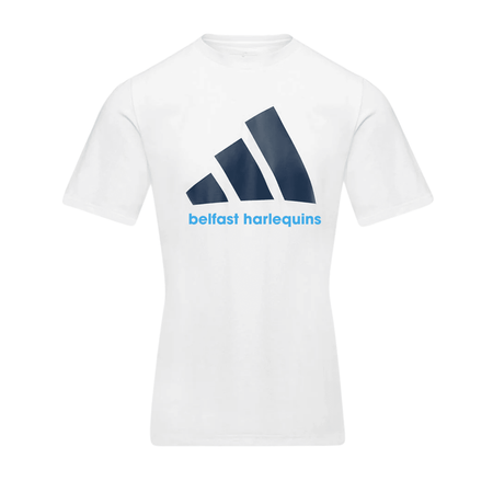 Belfast Harlequins Ladies Hockey Club - Cotton Logo T-Shirt -adidas- Stash Shop