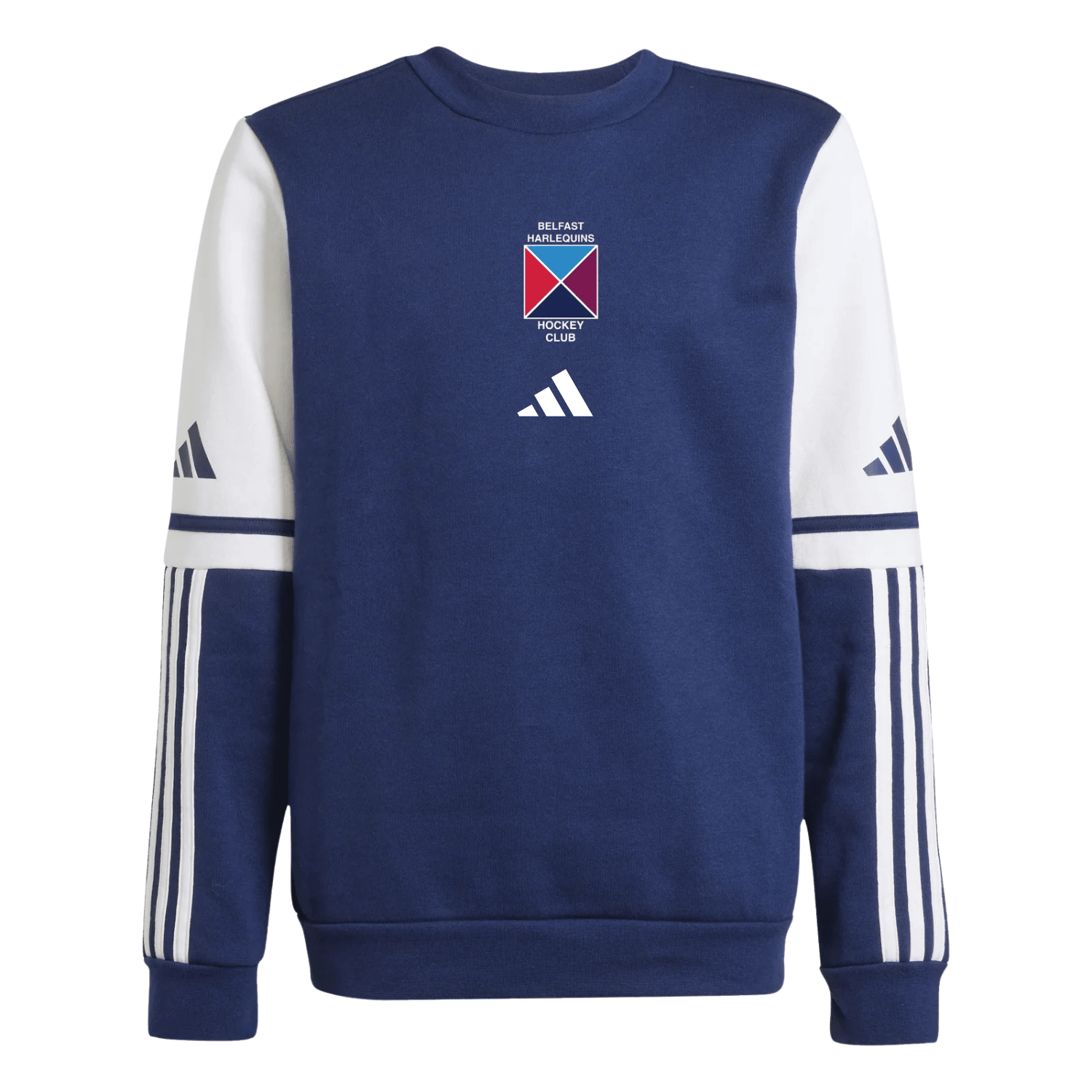 Belfast Harlequins Ladies Hockey Club - Junior Squadra Sweatshirt - Navy -adidas- Stash Shop