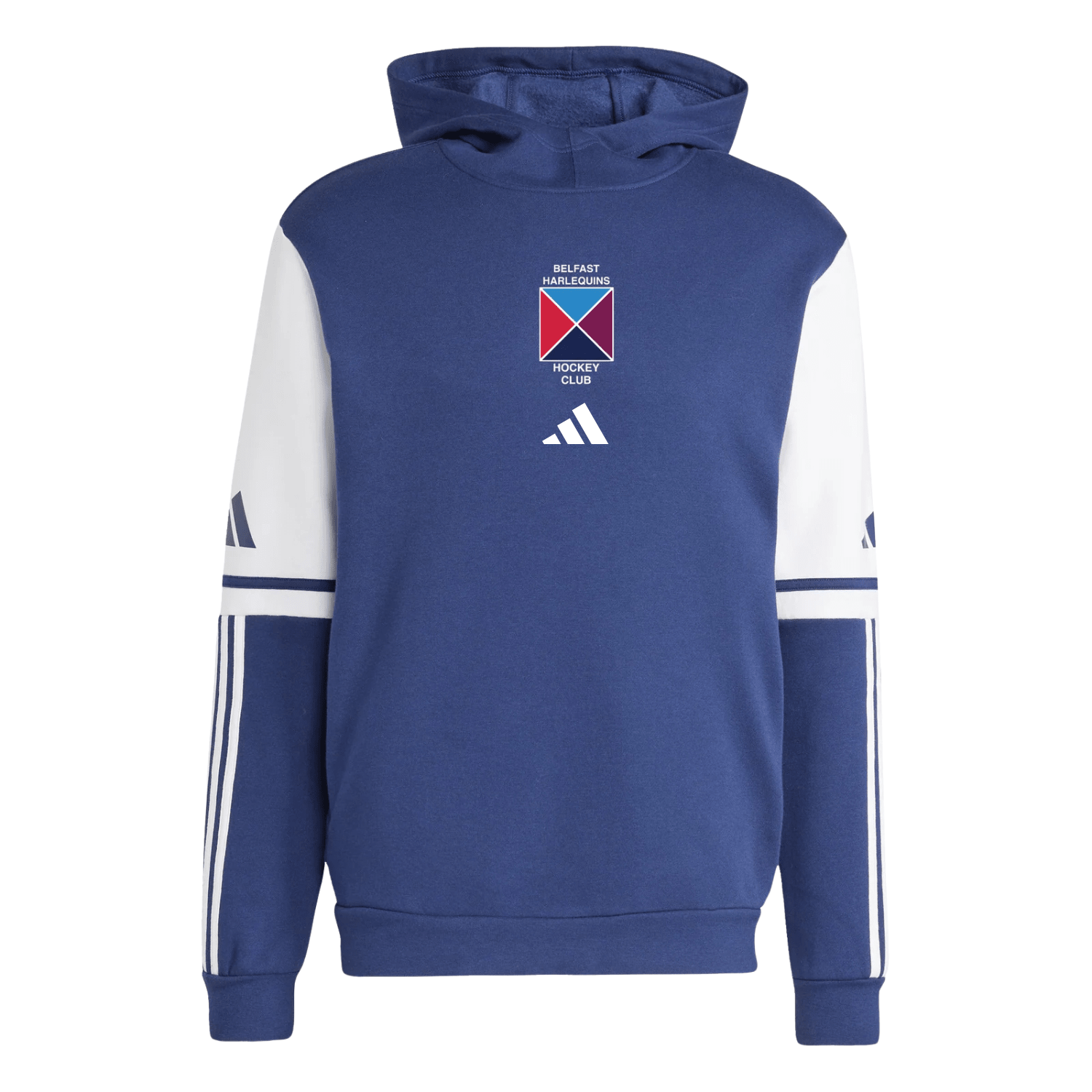 Belfast Harlequins Ladies Hockey Club - Squadra Pullover Sweat Hoodie - Navy -adidas- Stash Shop