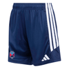 Belfast Harlequins Ladies Hockey Club - Womens Advantage League Zip-Pocket Training Shorts - Navy -adidas- Stash Shop