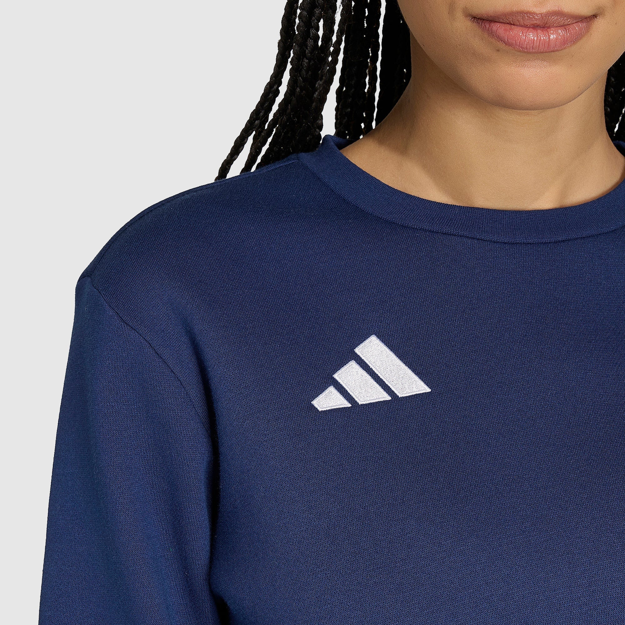 Belfast Harlequins Ladies Hockey Club - Womens Core Cotton Sweatshirt - Navy -adidas- Stash Shop