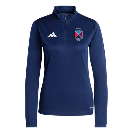 Belfast Harlequins Ladies Hockey Club - Womens Core Slim-Fit 1/4-Zip Training Top - Navy -adidas- Stash Shop