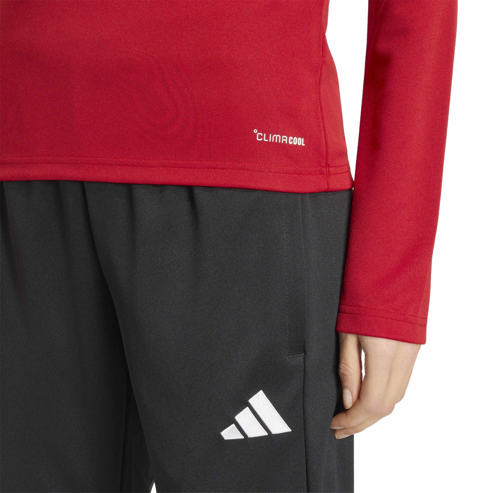 Belfast Harlequins Ladies Hockey Club - Womens Core Slim-Fit 1/4-Zip Training Top - Red -adidas- Stash Shop