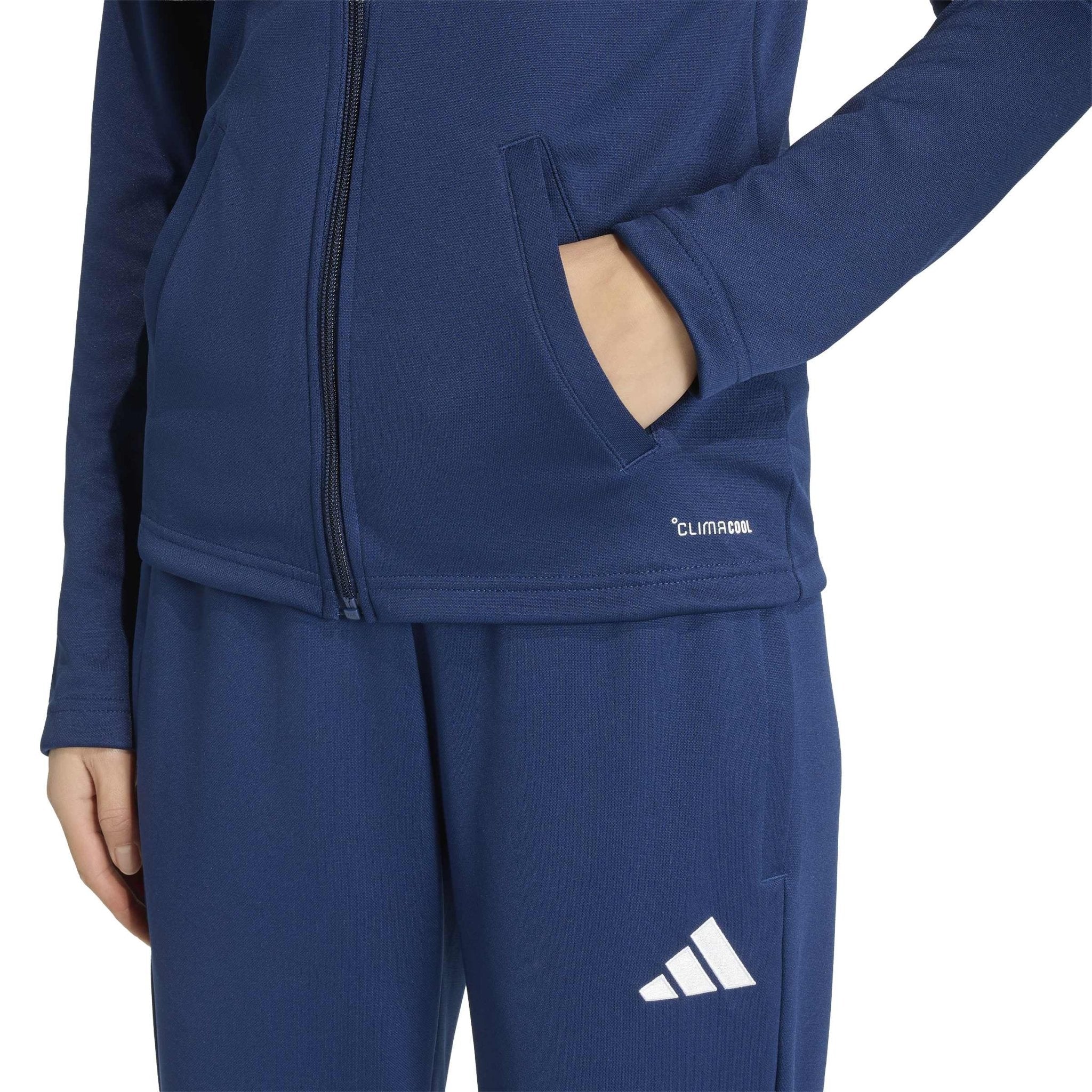 Belfast Harlequins Ladies Hockey Club - Womens Core Slim-Fit Track Jacket - Navy -adidas- Stash Shop