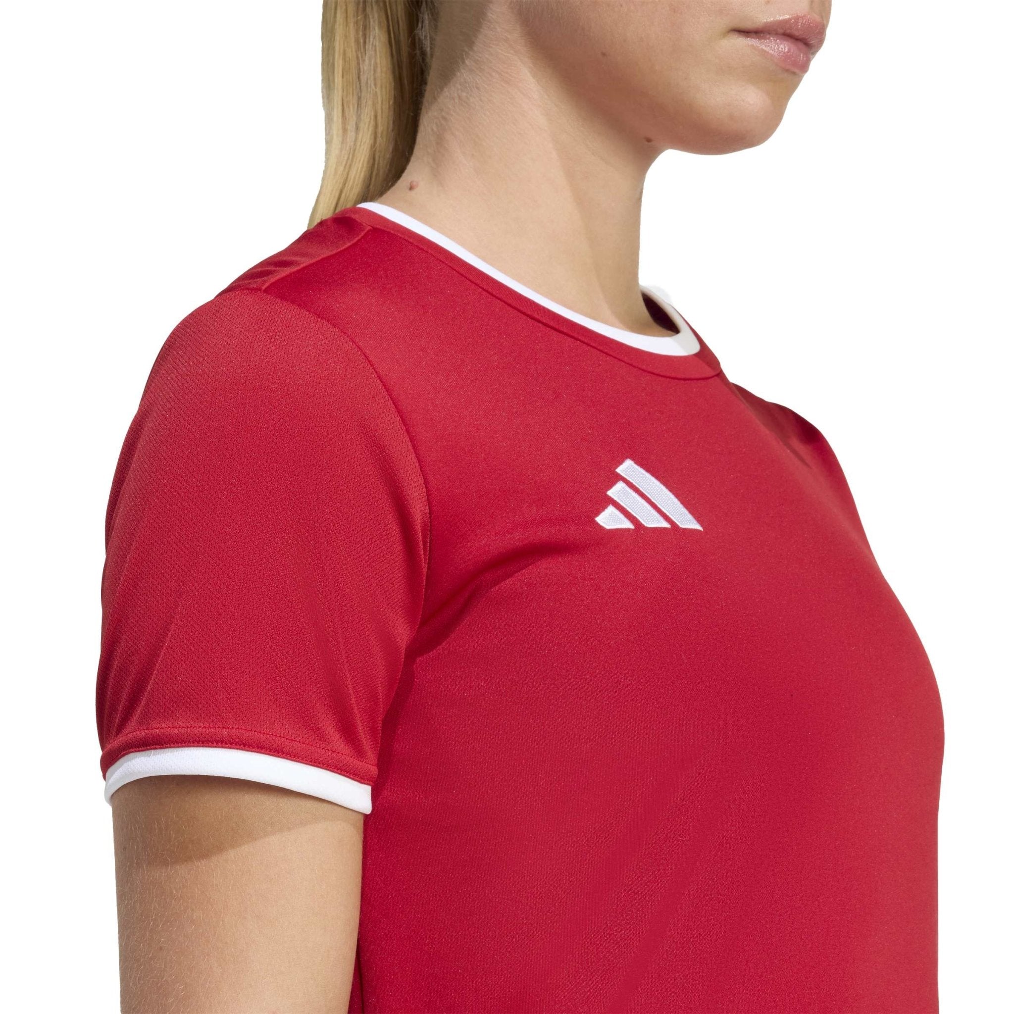 Belfast Harlequins Ladies Hockey Club - Womens Core SS Shirt - Red -adidas- Stash Shop