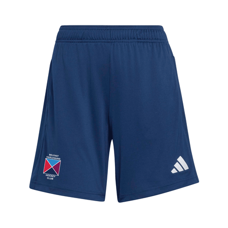 Belfast Harlequins Ladies Hockey Club - Womens Core Zip-Pocket Training Shorts - Navy -adidas- Stash Shop
