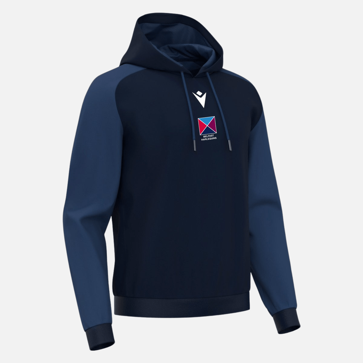 Belfast Harlequins LW Poly Hood - Macron - Stash Shop
