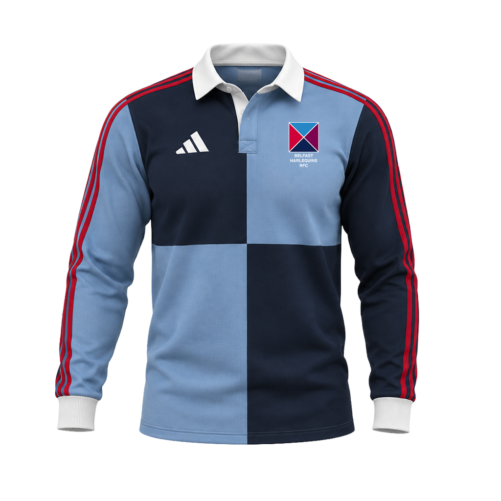 Belfast Harlequins Rugby Club - MTO Heritage Jersey - front - adidas - Stash Shop