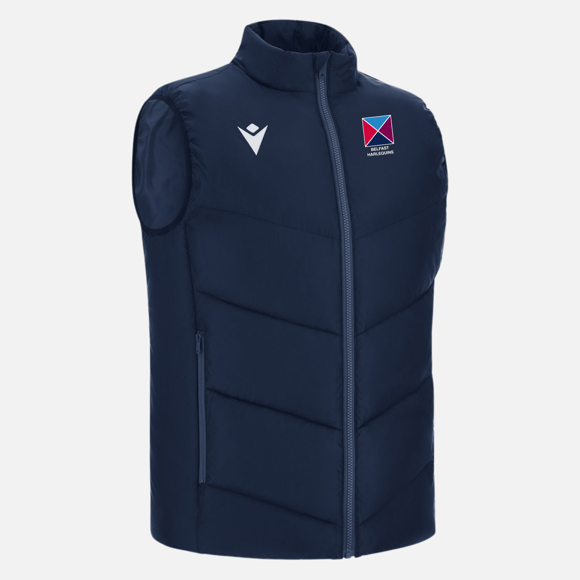 Belfast Harlequins Padded Gilet - Macron - Stash Shop