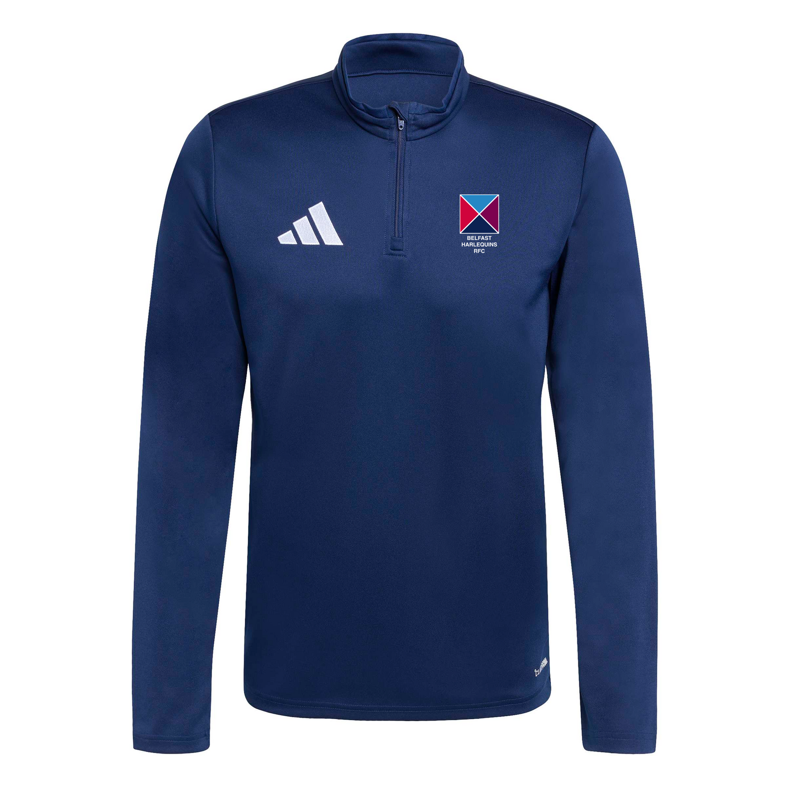 Belfast Harlequins Rugby Club - Core Slim-Fit 1/4-Zip Training Top - Navy