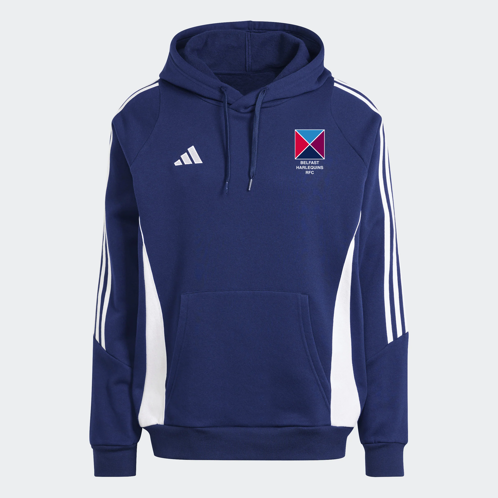 Belfast Harlequins Rugby Club - Advantage 24 Pullover Sweat Hoodie - Navy