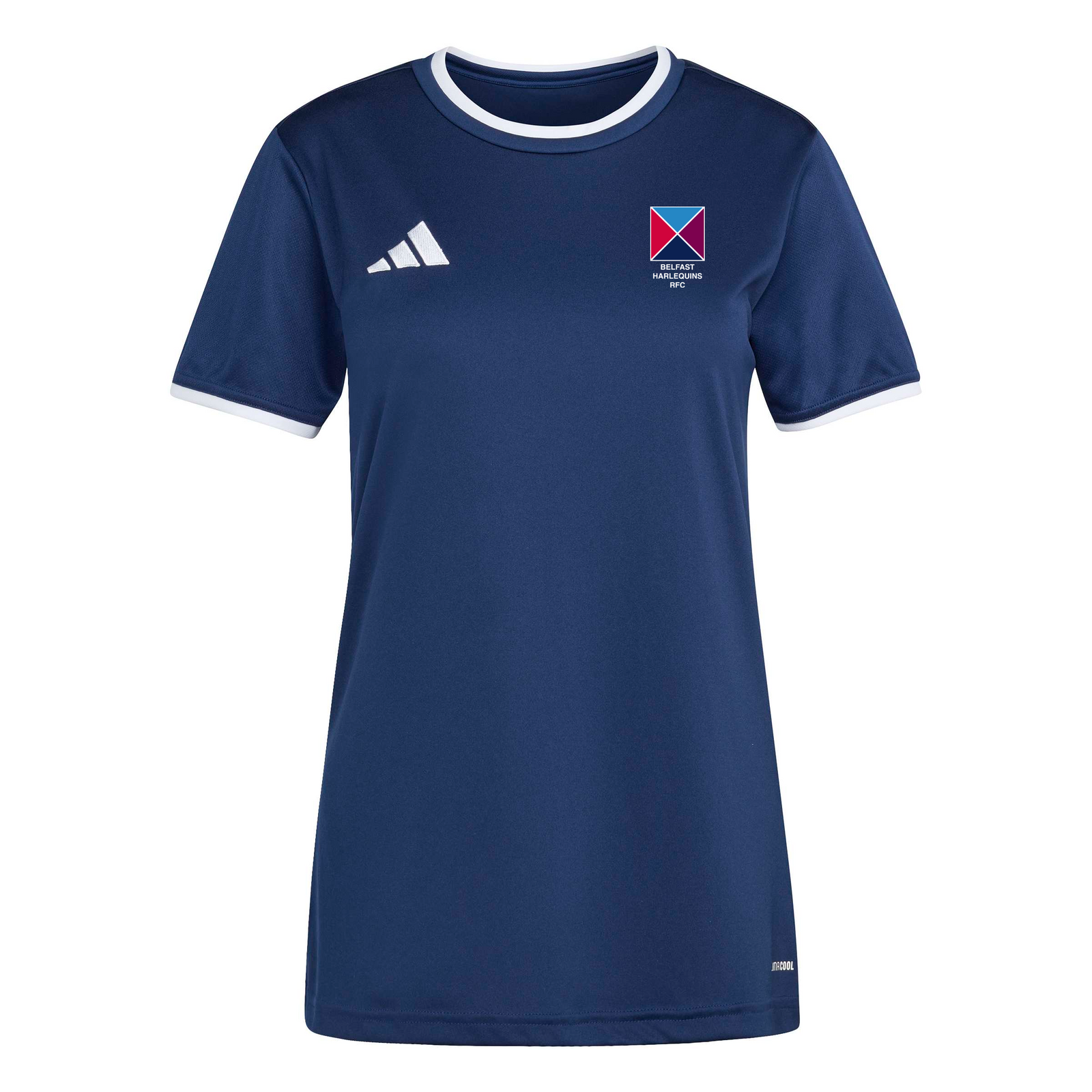 Belfast Harlequins Rugby Club - Womens Core SS Shirt - Navy